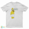 Homer Simpsons Wearing Towel T-Shirt