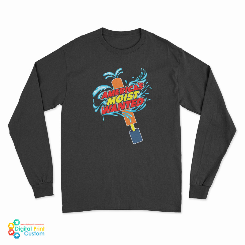 John Morrison America's Moist Wanted Long Sleeve T-Shirt