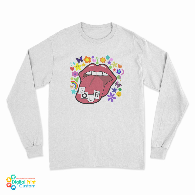 Lip Olivia Rodrigo Sour Long Sleeve T-Shirt