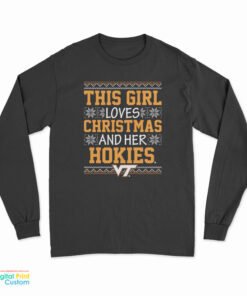 Love Christmas Virginia Tech Long Sleeve T-Shirt