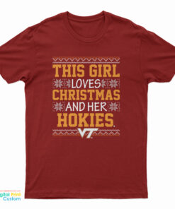 Love Christmas Virginia Tech T-Shirt