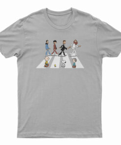Peanuts In Abbey Road The Beatles Snoopy T-Shirt