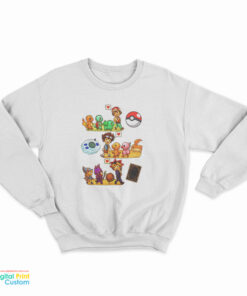 Pokemon Digimon Yugioh Starters Childhood Memory Sweatshirt