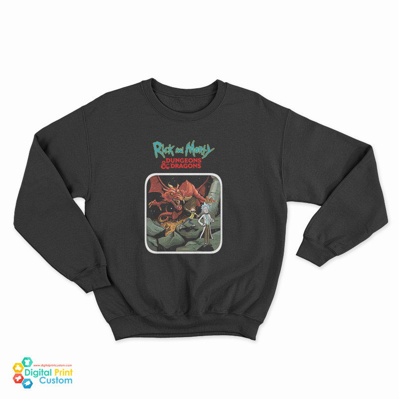 Rick And Morty Vs Dungeons And Dragons Sweatshirt
