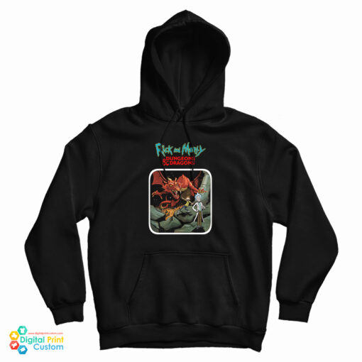 Rick And Morty Vs Dungeons And Dragons Hoodie