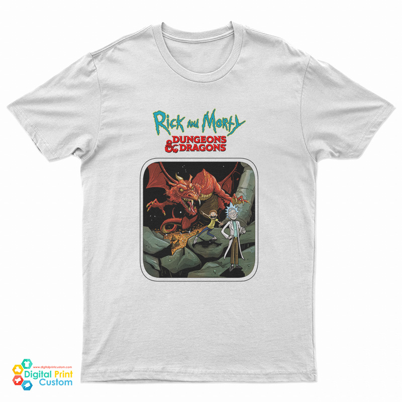 Rick And Morty Vs Dungeons And Dragons T-Shirt