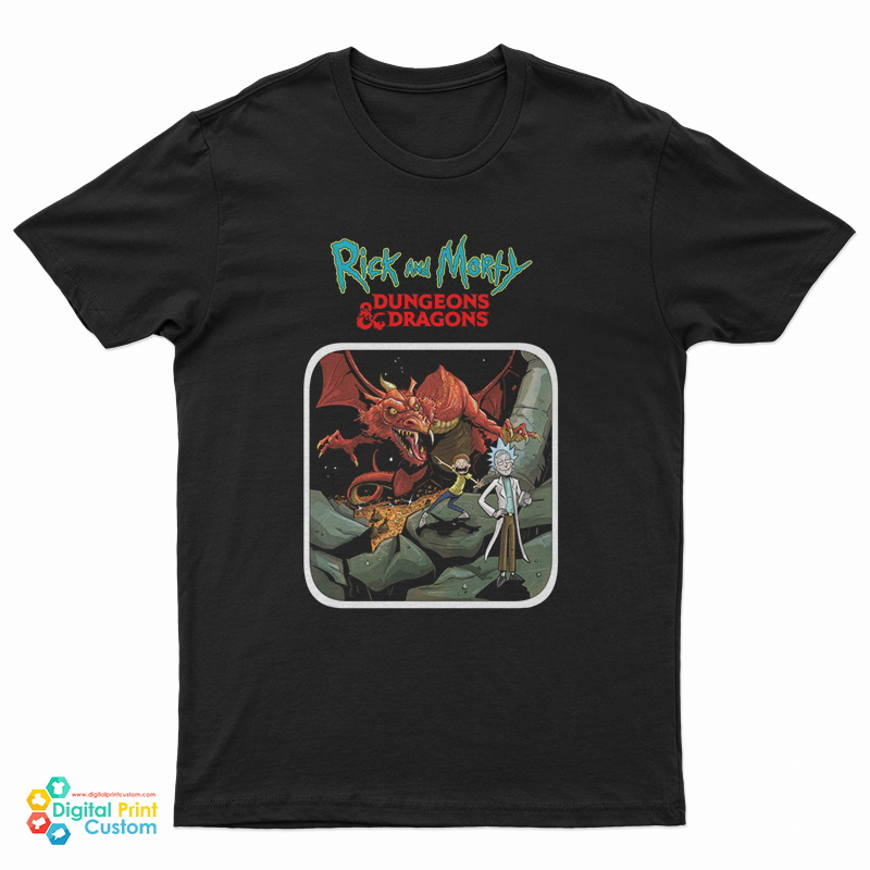 Rick And Morty Vs Dungeons And Dragons T-Shirt