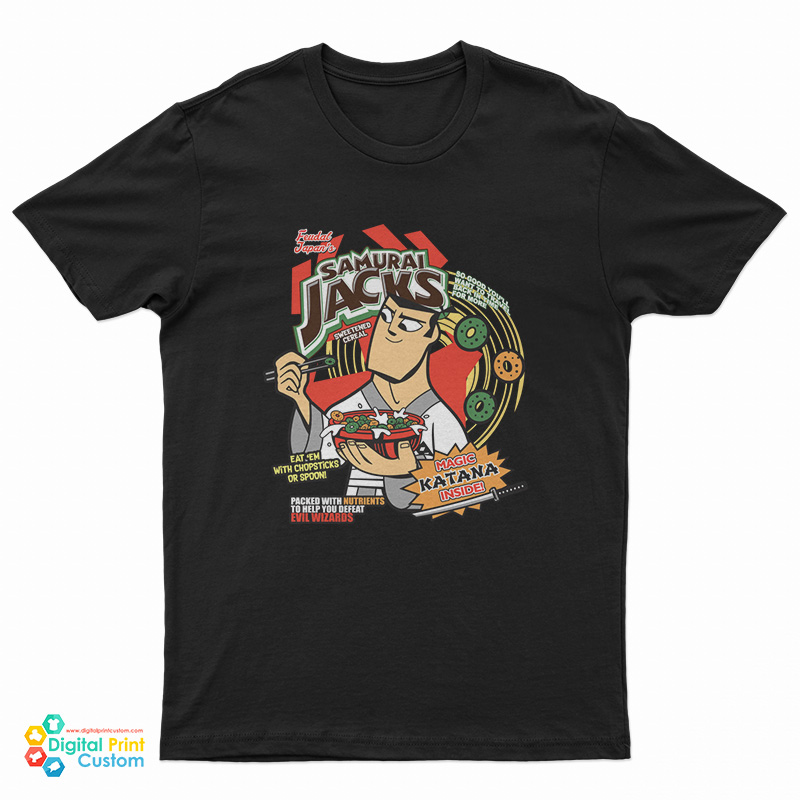 Samurai Cereal - Samurai Jack Cereal Box T-Shirt