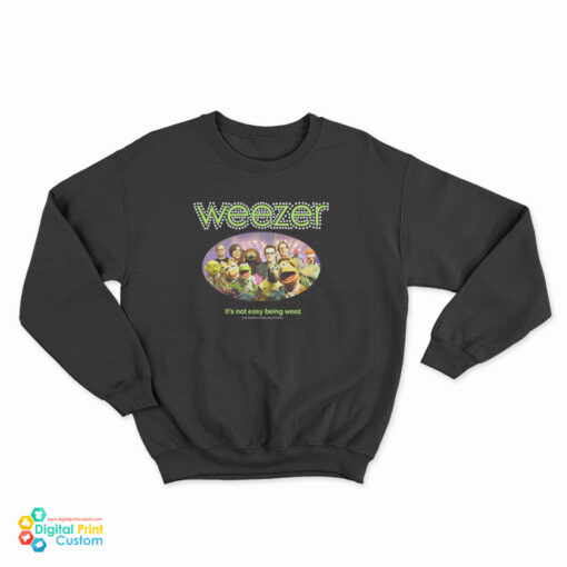 Vintage 2002 Weezer x Kermit the Frog Muppets Sweatshirt