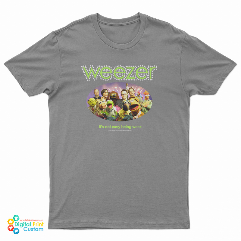Vintage 2002 Weezer x Kermit the Frog Muppets T-Shirt For UNISEX
