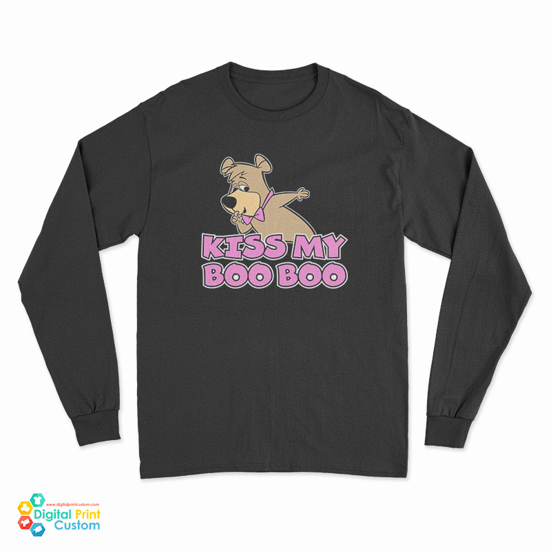 Yogi Bear Kiss My Boo Boo Long Sleeve T-Shirt
