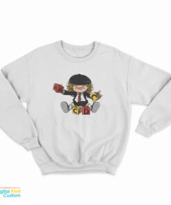 Angus Young Playing Puzzle Sweatshirt