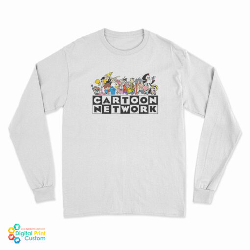 Awesome Cartoon Network Classic Character Feature Long Sleeve T-Shirt