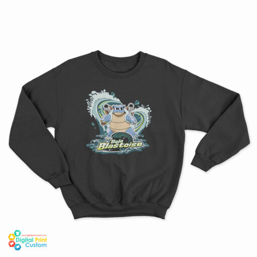 Baja Blastoise Pokemon Sweatshirt