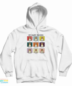 Cat My Many Moods Hoodie