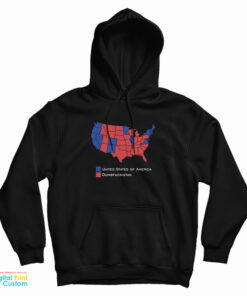 Election Map United States Of America Dumbfuckistan Hoodie