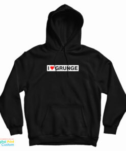 I Love Grunge Eddie Vedder Hoodie