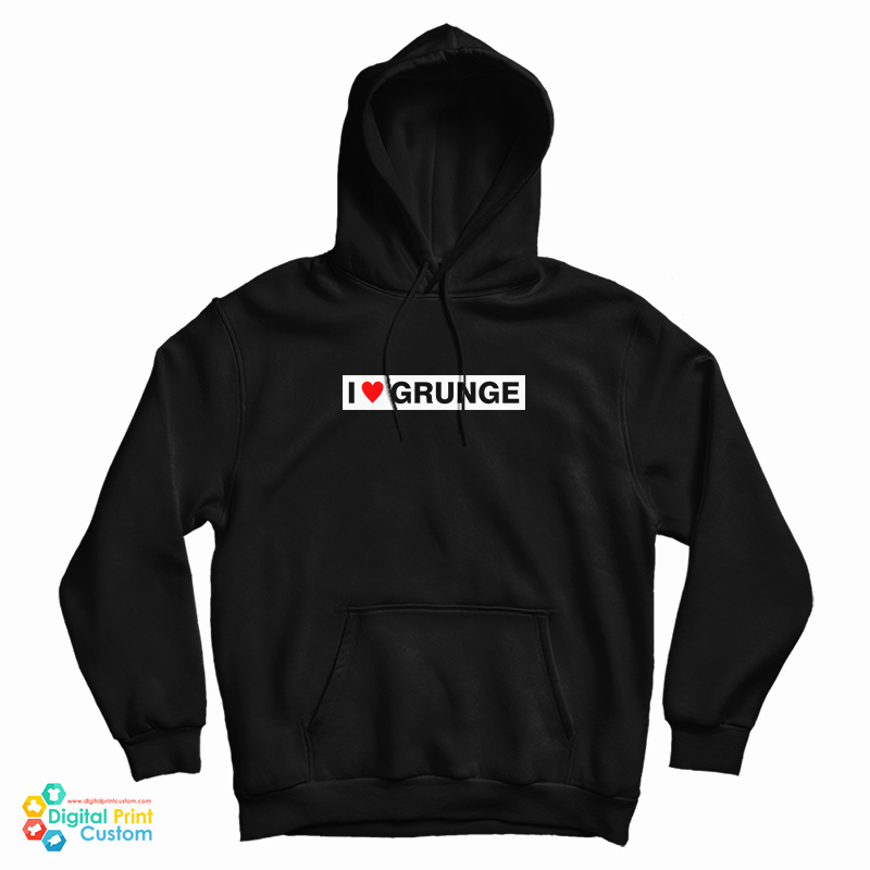 I Love Grunge Eddie Vedder Hoodie
