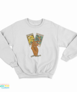 No Justice No Peace Tarot Card Sweatshirt