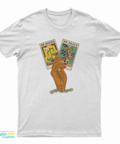 No Justice No Peace Tarot Card T-Shirt