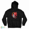 Pennywise Halloween Balloon IT Dancing Clown Horror Character Hoodie