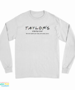 Taylor Version The One Where She Takes Her Songs Back Long Sleeve T-Shirt