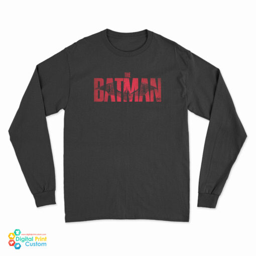 The Batman 2021 Logo Long Sleeve T-Shirt
