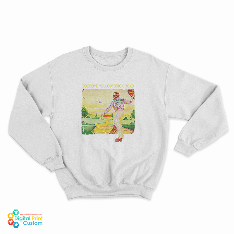 Vintage Elton John Goodbye Yellow Brick Road Sweatshirt
