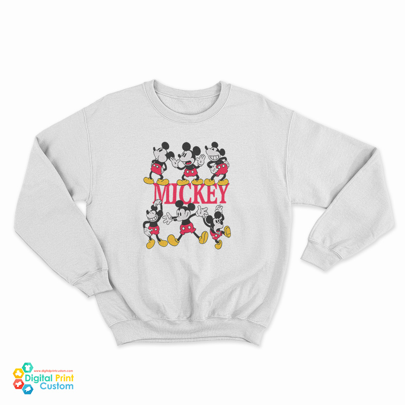 Vintage Mickey Mouse Pose Sweatshirt