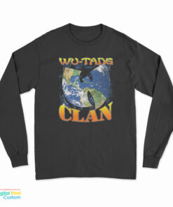 Wu-Tang Clan Earth Logo Long Sleeve T-Shirt