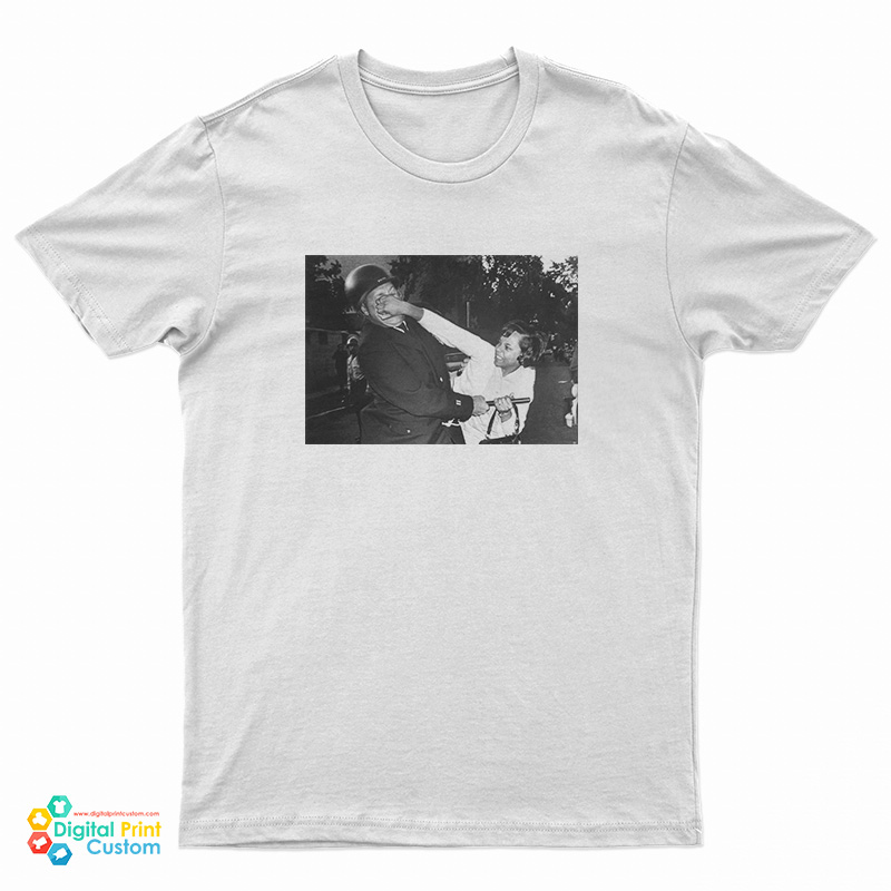 A Black Woman Claws At A Milwaukee Police Captain's Face T-Shirt