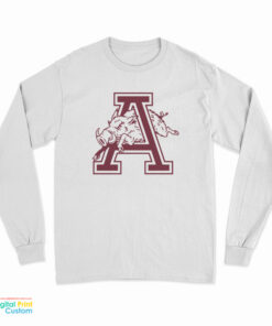 Arkansas Razorbacks Baseball Logo Long Sleeve T-Shirt