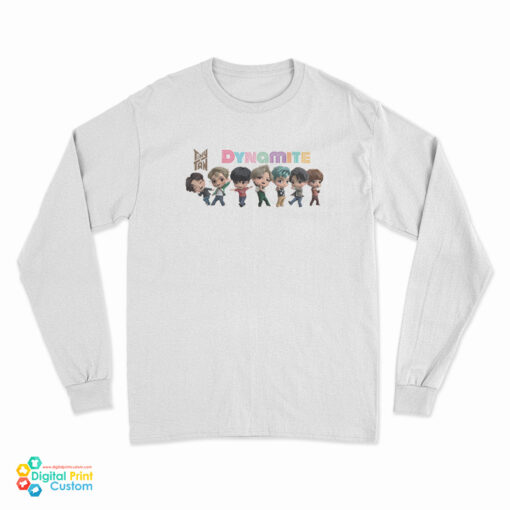 BTS Tiny Tan Dynamite Long Sleeve T-Shirt