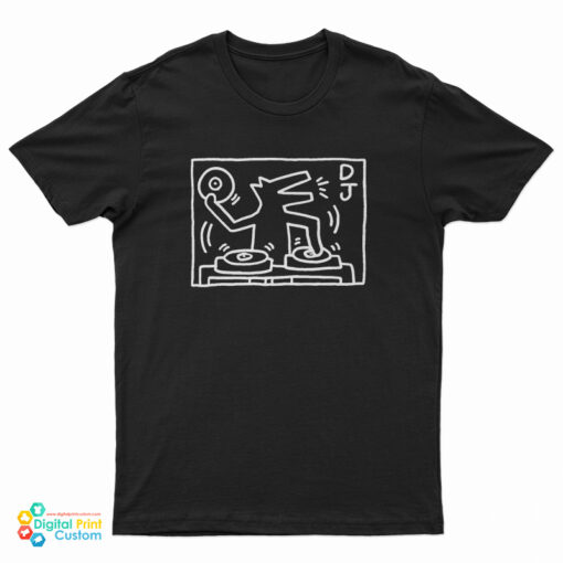 DJ Dog By Keith Haring T-Shirt