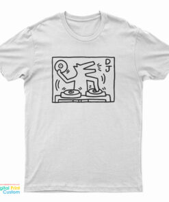 DJ Dog By Keith Haring T-Shirt