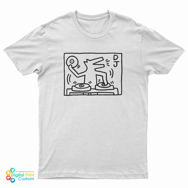 DJ Dog By Keith Haring T-Shirt
