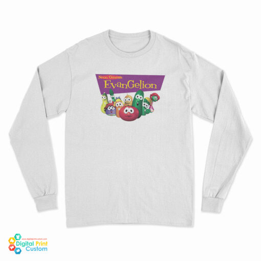 Neon Genesis Evangelion VeggieTales Long Sleeve T-Shirt