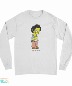 Pablo Escobar Bart Simpson Long Sleeve T-Shirt