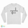 Robin Wood Gays Feminists Mark Freud Long Sleeve T-Shirt