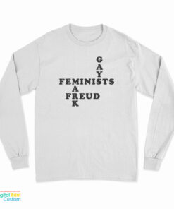 Robin Wood Gays Feminists Mark Freud Long Sleeve T-Shirt