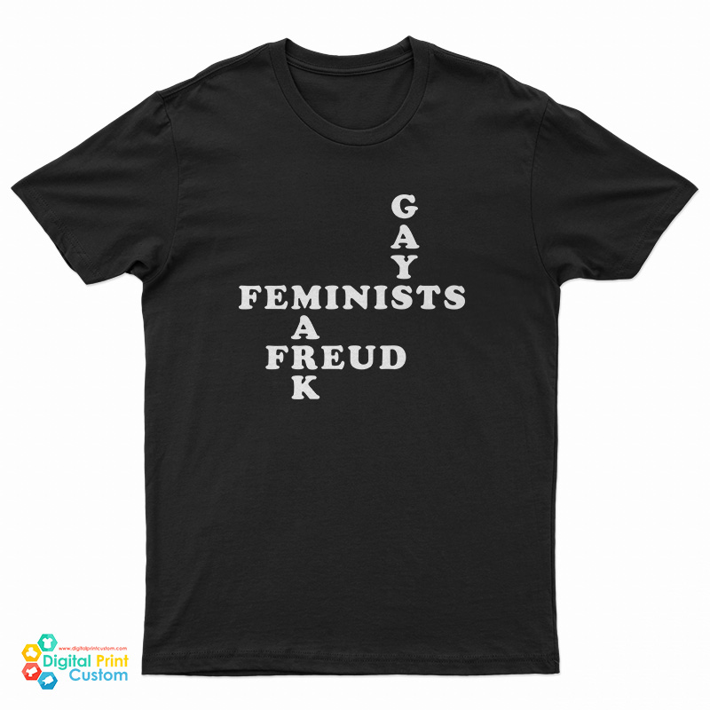 Robin Wood Gays Feminists Mark Freud T-Shirt