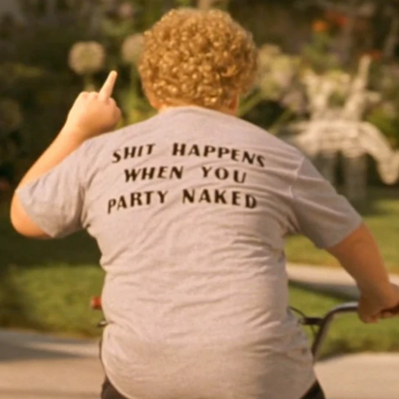 Shit Happens When You Party Naked T-Shirt