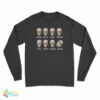 Skull Black White Man Woman Rich Poor Liberal Patriot Long Sleeve T-Shirt