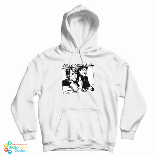 Sonic Youth Goo Parody Hall And Oates Lp Hoodie