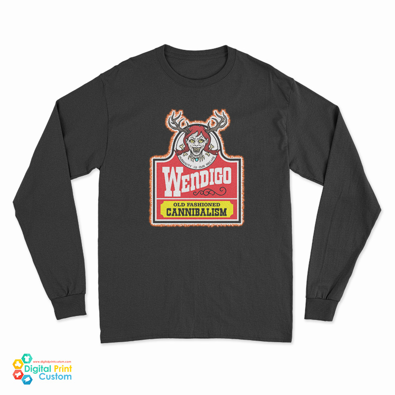 Wendigo Old Fashioned Cannibalism Long Sleeve T-Shirt