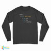 YAML Yelling At My Laptop Long Sleeve T-Shirt