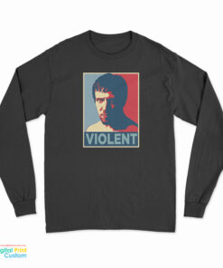 Bryan Danielson Violent Wrestling Long Sleeve T-Shirt