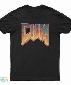 Doom Cum Logo Parody T-Shirt