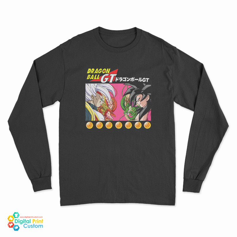 Dragon Ball GT Super Baby Vegeta Vs Goku Long Sleeve T-Shirt