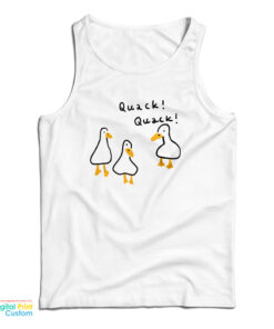 Duck Quack Quack long Tank Top